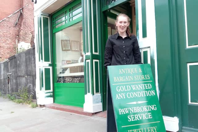 Charlotte Clark has re-opened Pawnbroker Gold at Market Place, Doncaster