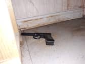A gun found at a crime scene in Sheffield (Photo: archive). Gun crime is reportedly down by 16 per cent in South Yorkshire.
