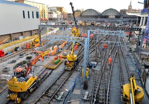 The work underway at King's Cross
