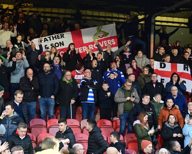 Doncaster Rovers fans had a day to remember at Blundell Park last weekend.