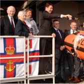 The lifeboat was launched with funding from Hillards.