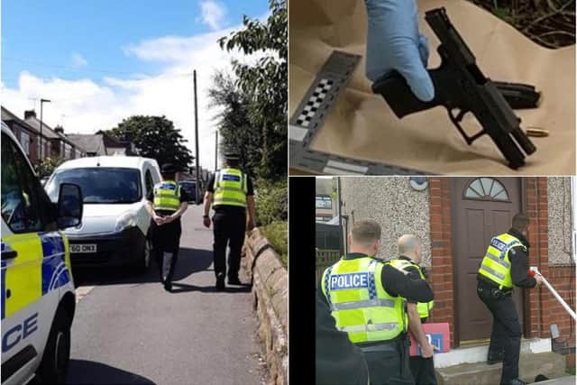 Police teams in South Yorkshire have had successes in dealing with gangs, drug dealers and those who carry guns and knives over the last year