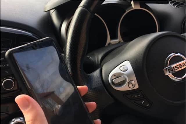 South Yorkshire Police officers are on the lookout for motorists using mobile phones while behind the wheel