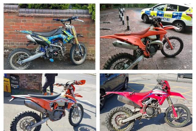 Doncaster police seize string of off-road bikes in latest clampdown
