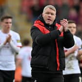 Grant McCann's side have nine games left in what is an ultra-tight promotion battle in League Two.