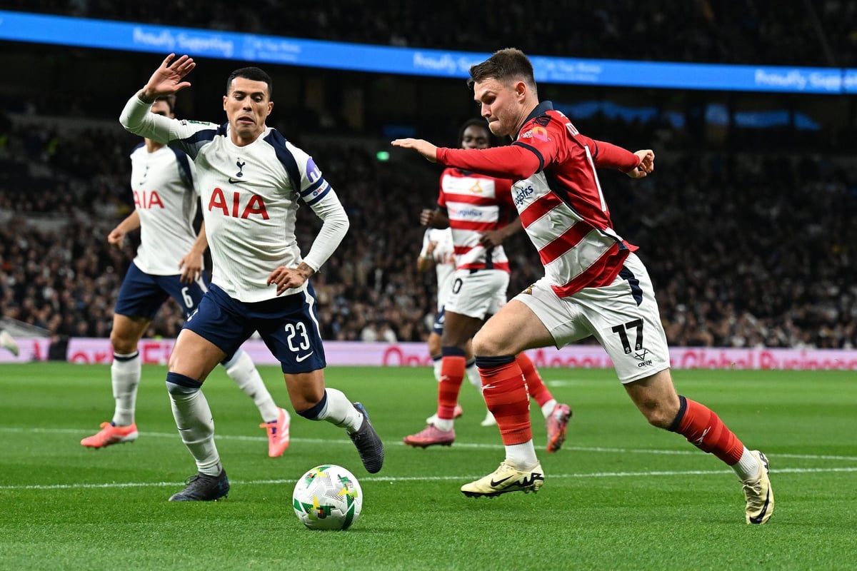 Spirited showing as Doncaster Rovers' Carabao Cup journey comes to an end at Tottenham Hotspur