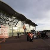Row over Doncaster Sheffield Airport.