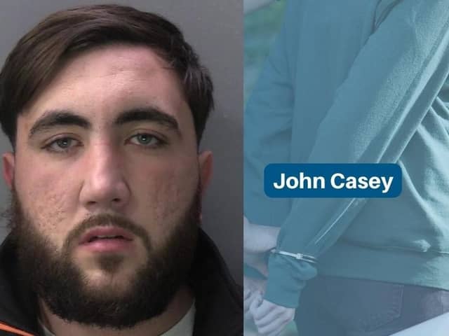 John Casey is wanted by police.