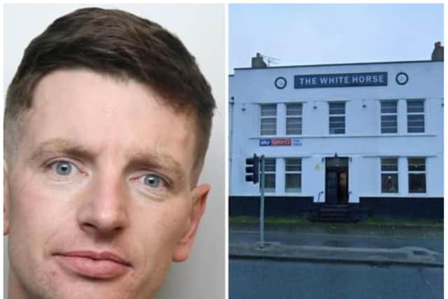 Steven Wagstaff attacked a man outside a pub in Leeds after escaping from prison.