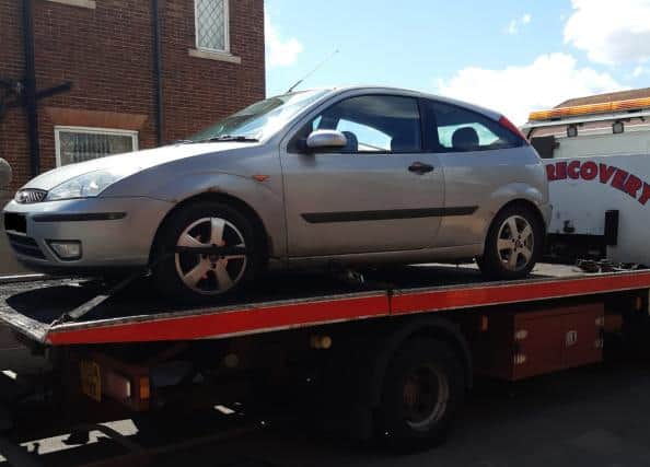 SYP seized two cars on May 6.