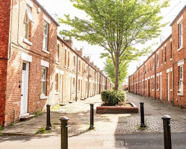 The conservation houses in Broxtowe prior to Westdale North's work being carried out.