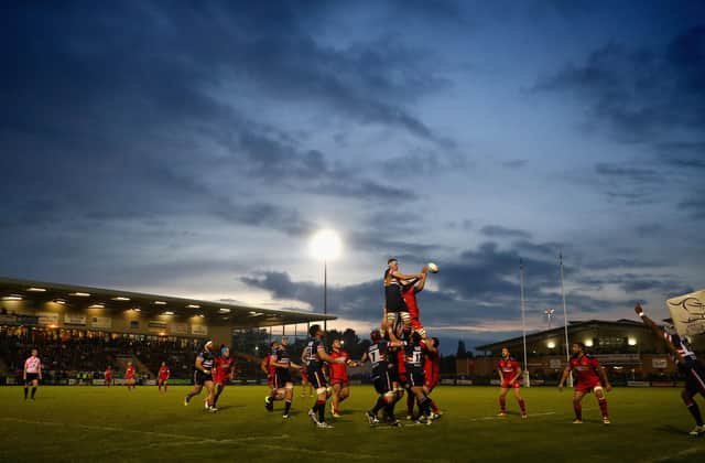 Doncaster Knights narrowly lost to Bristol in the 2016 Championship play-off final. Photo by Clive Mason/Getty Images