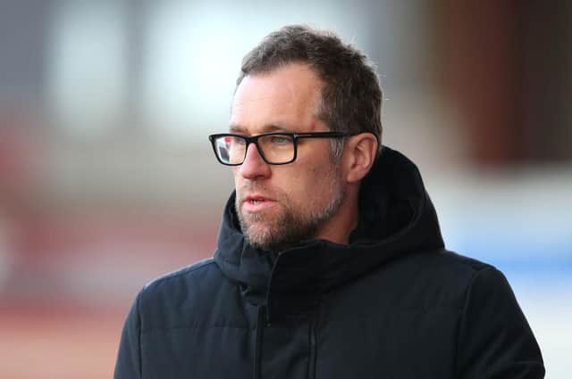 Crewe manager David Artell. Photo by Alex Livesey/Getty Images