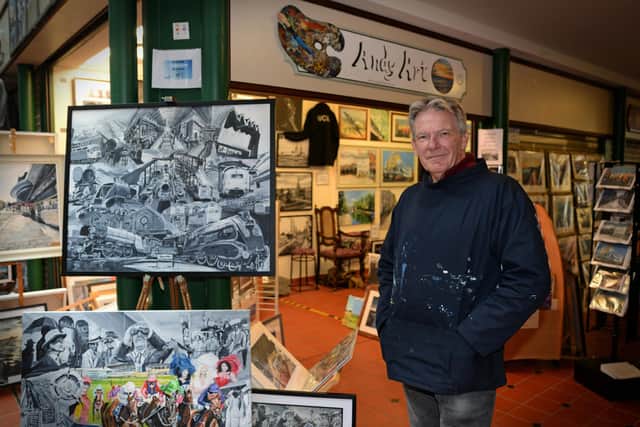Local artist Andy Hollinghurst.