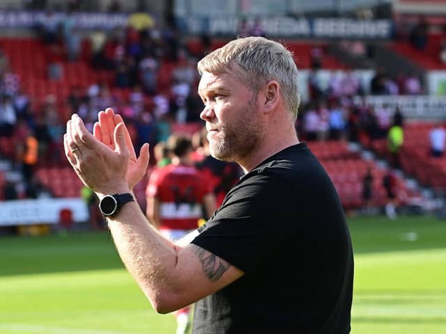 Doncaster Rovers boss Grant McCann.