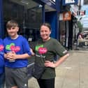 Teenage cancer survivor Fraizer Morris walked from Askern to Doncaster to raise money for families in the same boat.
