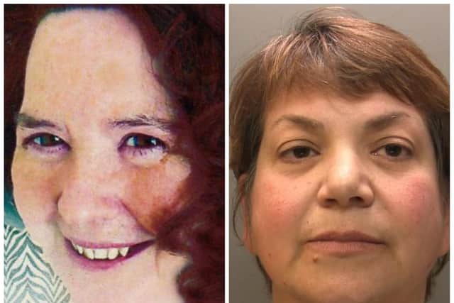 Zholia Alemi (right) was involved in the care of vulnerable Doncaster woman Annette Burt, who died in 2014.