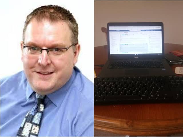 Darren Burke - working the weekend shift.