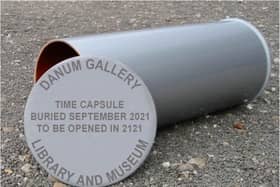 The time capsule will be buried for 100 years in Doncaster.