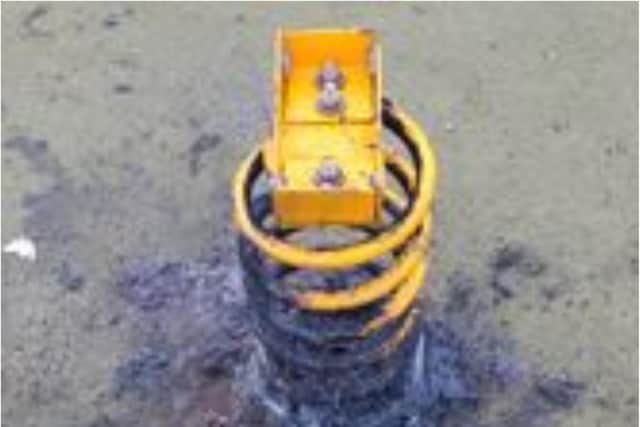 Yobs set a playground on fire in Sandall Park.