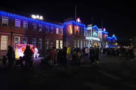 Hundreds enjoyed the Doncaster Deaf Trust Christmas lights switch on.