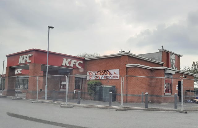 The KFC will remain closed for a number of weeks.