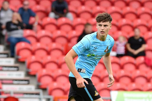 Kasper Williams made his Rovers competitive debut last season.