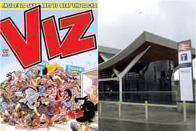 The spoof story about Rotherham makes the pages of the latest Viz.