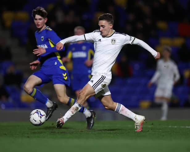 Ben Andreucci in action for Leeds United (photo by Julian Finney/Getty Images).