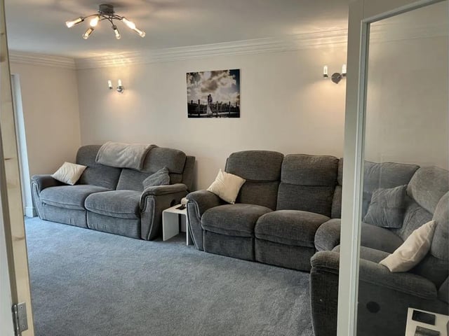 The comfortable lounge.
