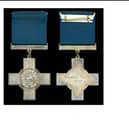 The George Cross awarded to Charles Smith for his gallantry in saving a miner in a Doncaster pit collapse.