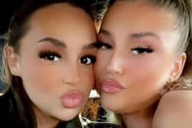 Imogen Rowland, left, and Natasha Woroch, who died in the 90mph crash in Belton.