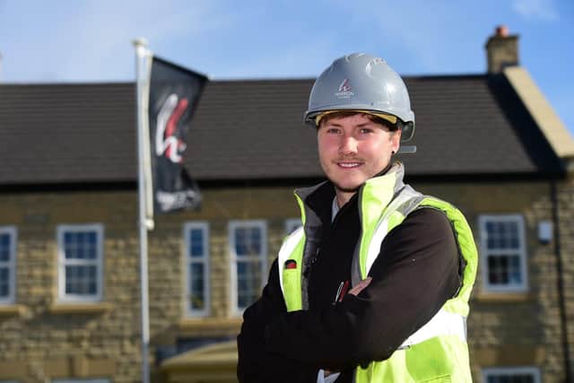 Harron Homes Site Manager Zak Green, Winner of NHBC's Pride in the Job award 2024