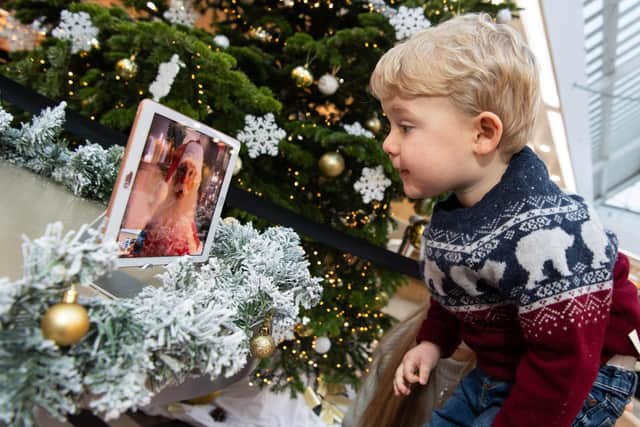 Have a chat with Santa this Christmas. Photo credit: Jeff Spicer/PA Wire