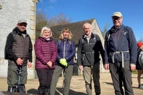 Blue skies and smiling faces for Doncaster Ramblers' latest expedition