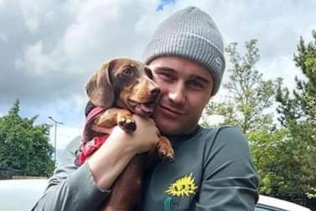 Helen Hynd sent in this sweet snap of her best friends Ollie Hynd MBE and a pint-sized chum!