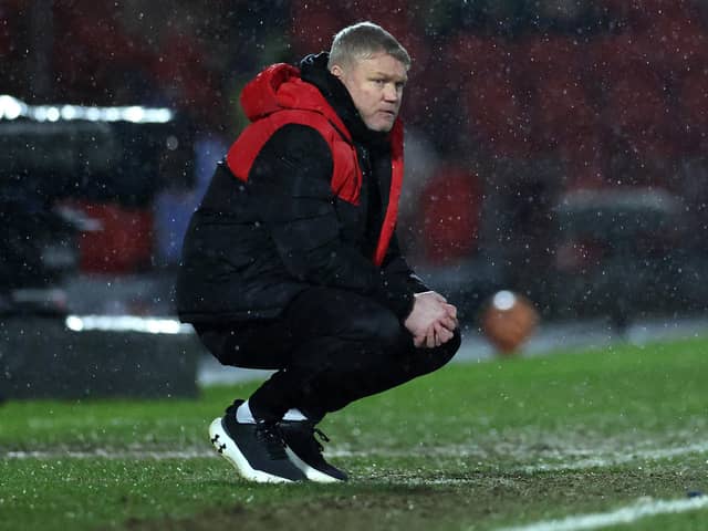Doncaster Rovers' head coach Grant McCann.