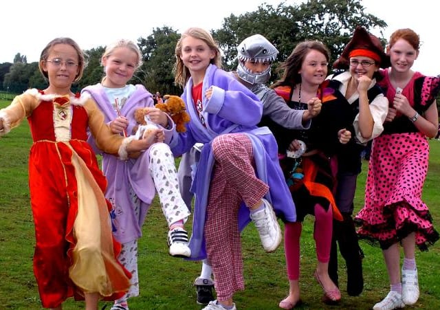 A sponsored fancy dress walk took place at Danum School in October 2006.