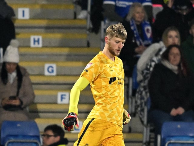 Looked to dither for the opener. Redeemed himself after that though, with a terrific save to keep out Hemmings' header just after as well as other important blocks and stops throughout the second period.