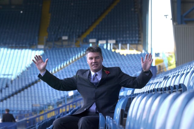 Chris Turner is unveiled as new Wednesday boss in November 2003.