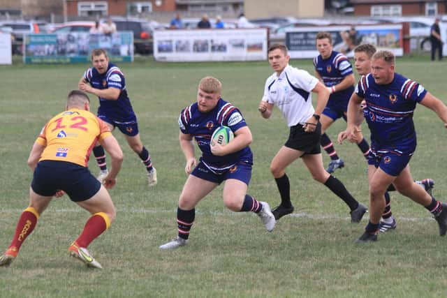 Fraser Leiper scores for Phoenix in the win over Sandal. Photo: FSP Images