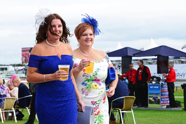 The second day of the St Leger Festival, Ladies Day 2019, gets underway. Picture: Marie Caley NDFP-12-09-19-LadiesDay-6