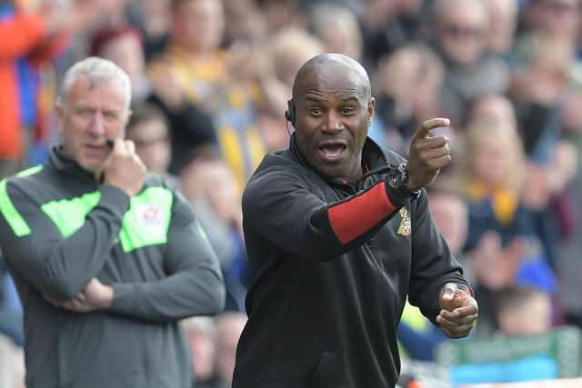 Frank Sinclair, professional development phase coach at Doncaster Rovers.
