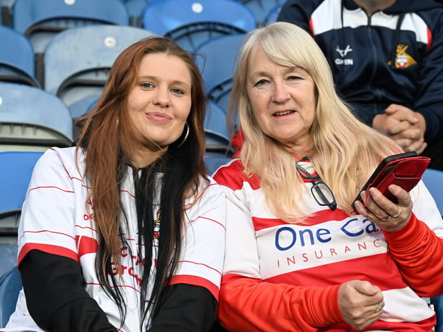 More than 2,000 Doncaster Rovers supporters backed the team against the Terriers
