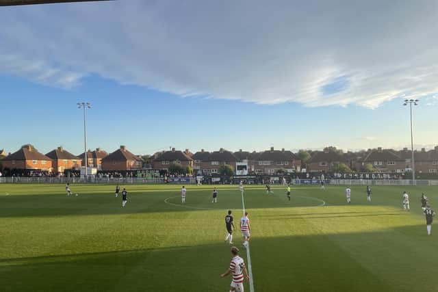 Spennymoor Town vs Doncaster Rovers.