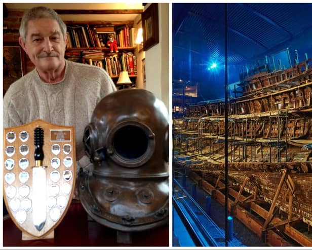 Doncaster diver Geoffrey Smethurst was instrumental in helping to raise the Mary Rose ship from the depths of the Solent.