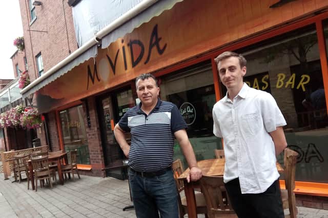 Joseph Kandir and James Copley at Modiva, at Priory Walk