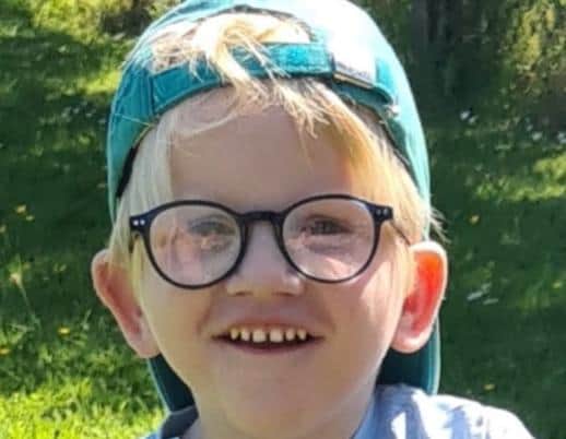 Eli Smith, aged five.