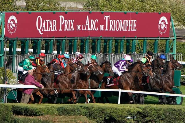 Action from ParisLongchamp Racecourse. Photo by Alan Crowhurst/Getty Images