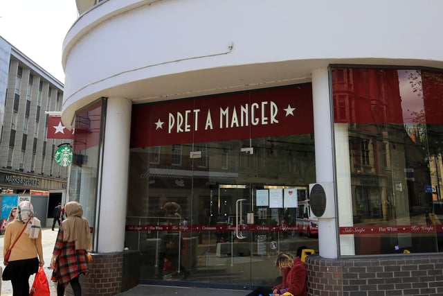 Popular coffee shop chain Pret A Manger closed its Fargate branch back in July with the loss of 15 jobs. The closyre was part of a cost cutting move that saw 30 branches shut altogether and 1,000 jobs put at risk.